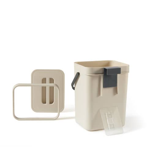 Pattumiera per rifiuti organici Perfetto capienza 5 L ''GINO'' ghiaccio 29102